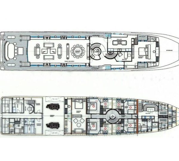 Yacht PALMARINA By Orkun - Layout