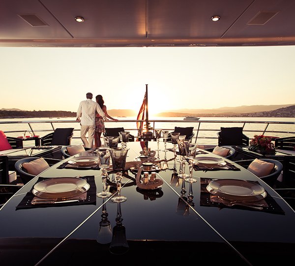 Yacht STEP ONE An Amels 180 LE - Alfresco Sunset Romance