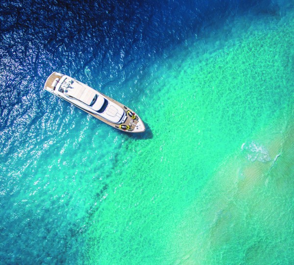 Yacht in the Maldives