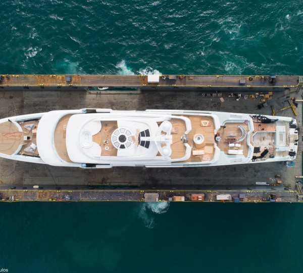Aerial View Of The Motor Yacht Project X 