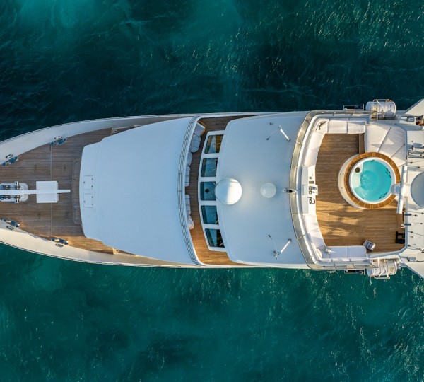 Aerial View Of The Yacht
