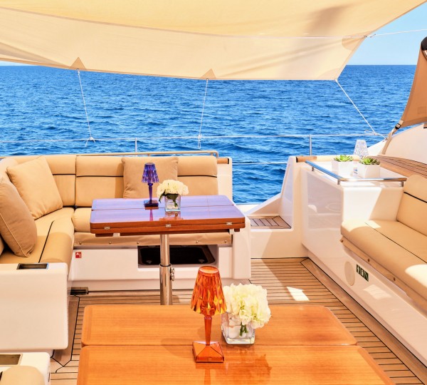 Deck Seating And Dining Area