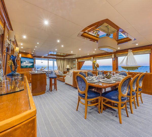 Dining Area In The Saloon