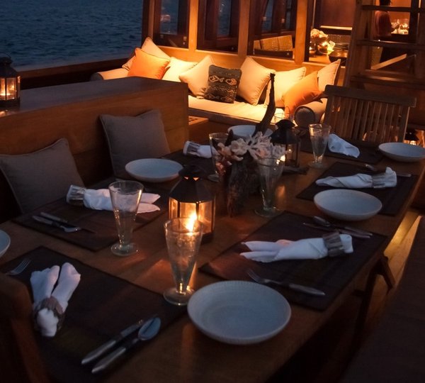 Evening Meal On Board SI DATU BUA -