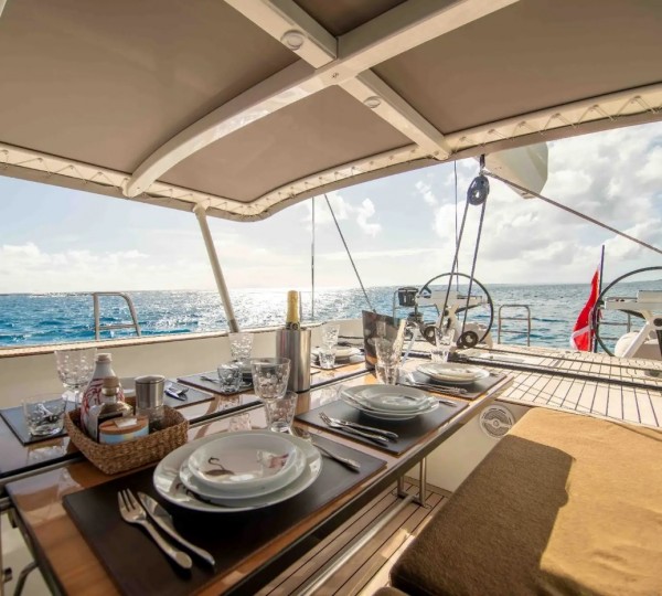 Exterior Dining Area With Sea Views
