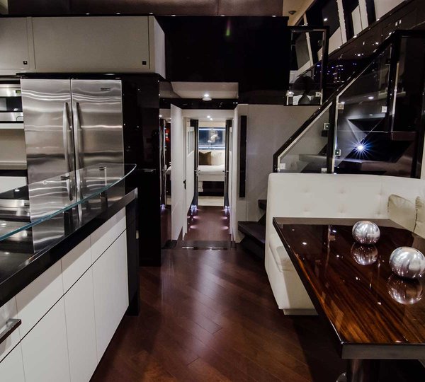 Galley With Comfortable Seating And Table