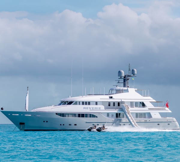 Jetskis And Waterslide With REVERIE Yacht