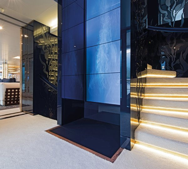 Lobby With Elegant Stairwell
