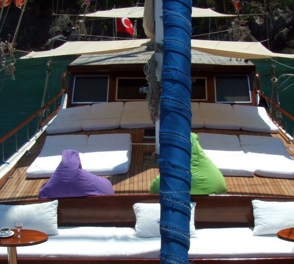 Spacious Deck With Sunpads And Seating