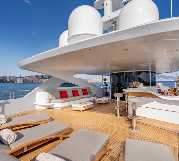 Sun Deck On The Yacht