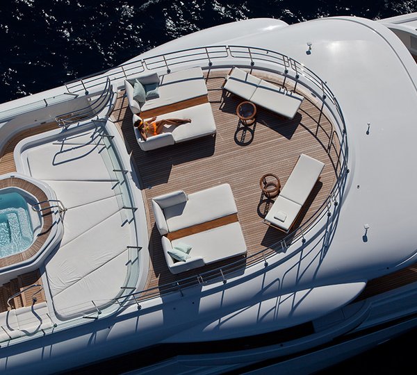 Sundeck With Yellow Bikini