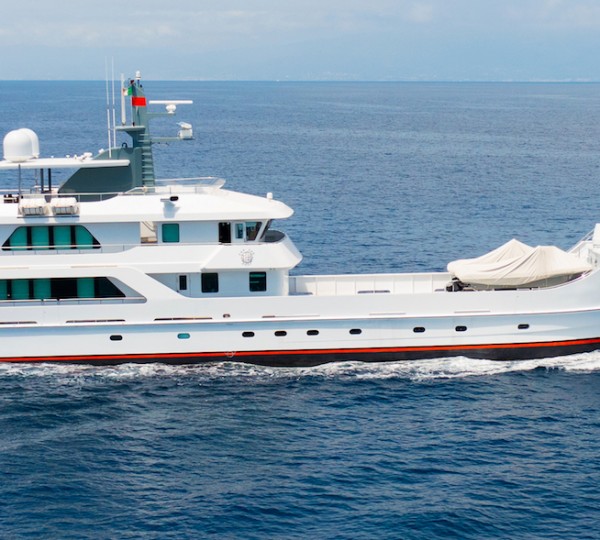 Superyacht Far Far Away After Refit At Lusben Shipyard