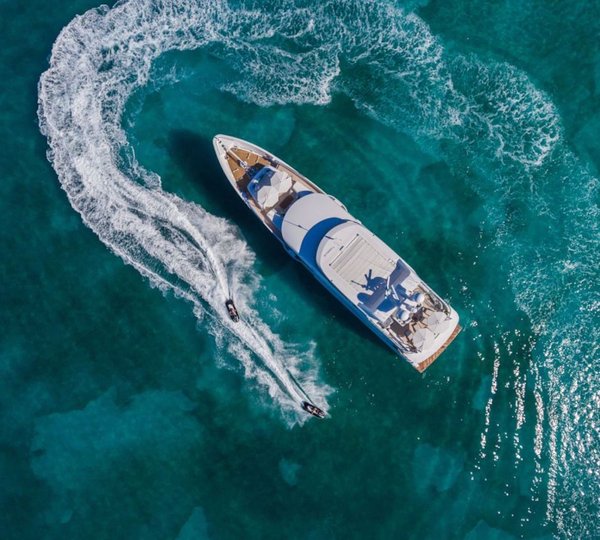 View From Top With Jetskis