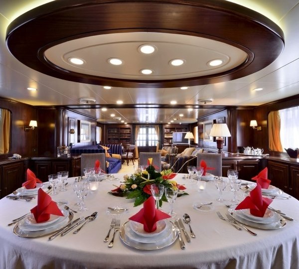 Eating/dining On Board Yacht
