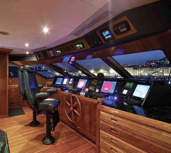 Bridgedeck Aboard Yacht ONE MORE TOY