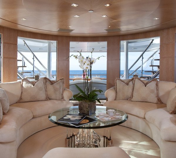Sky Lounging On Board Yacht SUNRISE