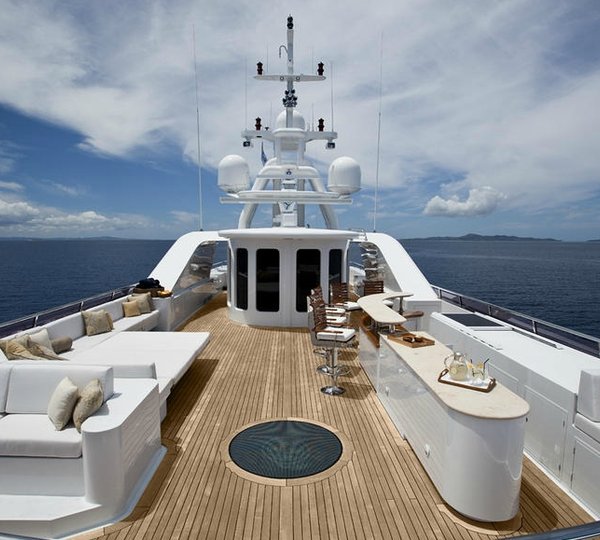 Sun Deck Aboard Yacht NOBLE HOUSE