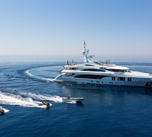 Yacht Including Ship's Tenders Aboard Yacht OCEAN PARADISE