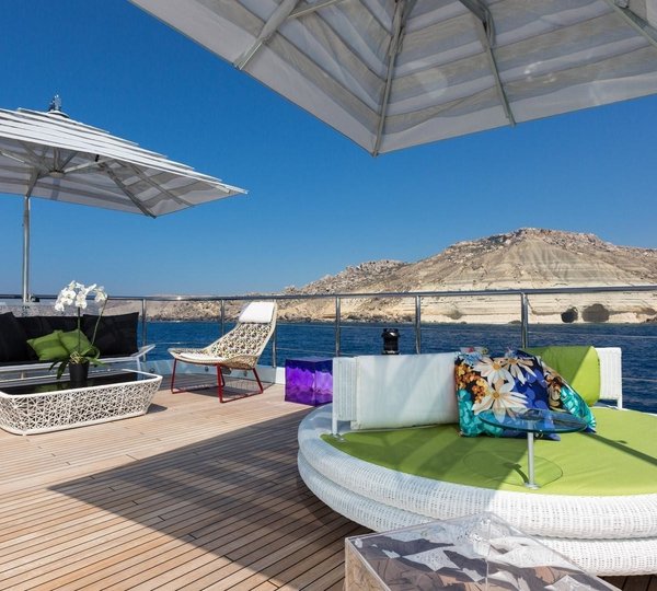 Sun Deck On Yacht OCEAN PARADISE