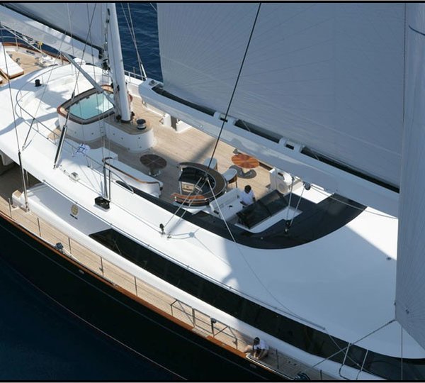 From Above Deck On Board Yacht PARSIFAL III