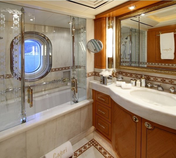 3rd Guest's Bath On Board Yacht CAPRI