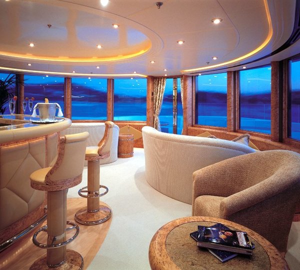 Drinks Bar Aboard Yacht CAPRI