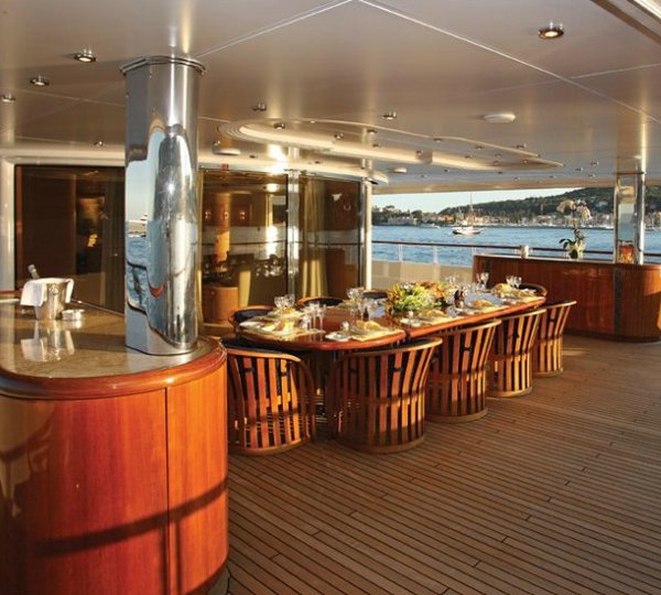 Deck Sitting Aboard Yacht CAPRI