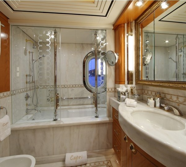 First Guest's Bath On Yacht CAPRI