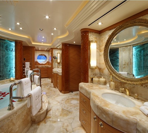 Main Master Bath On Yacht CAPRI