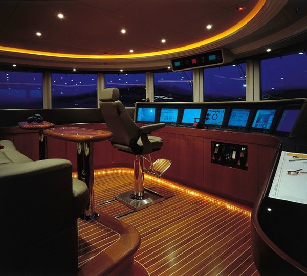 Bridgedeck Aboard Yacht CAPRI