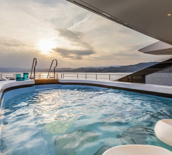 Swim Swimming Pool Aboard Yacht SUERTE