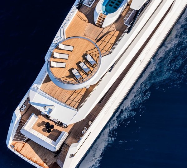 Helicopter Pad On Yacht SUERTE