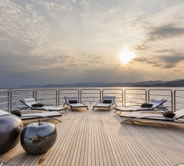 Sunshine Deck Aft On Yacht SUERTE