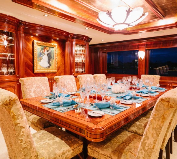 Main Deck Dining Area For Formal Meals