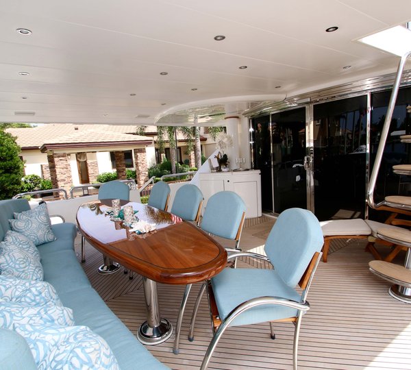 Exterior Dining On Aft Deck