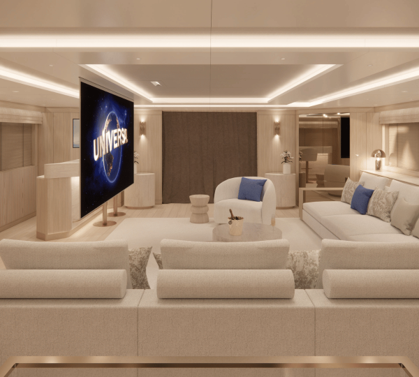 Interior Salon Cinema Set Up