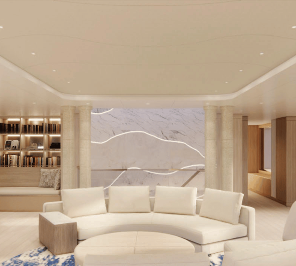 Interior Salon And Library