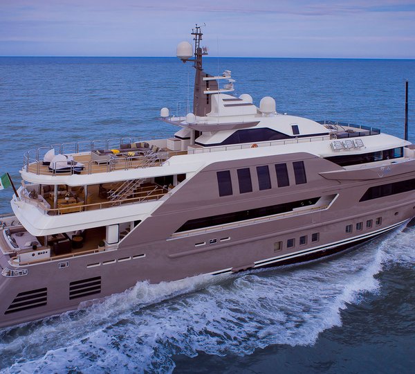 Aerial View Of J'Ade Cruising