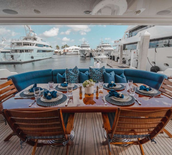 Aft Alfresco Dining Area