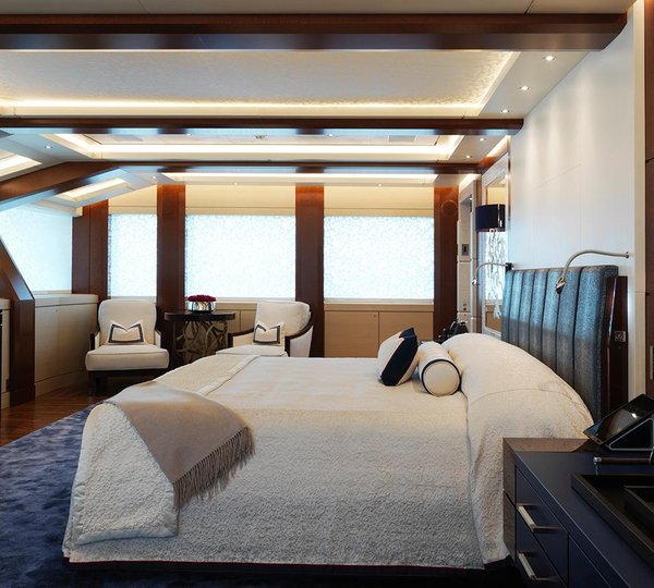 Upper deck master stateroom