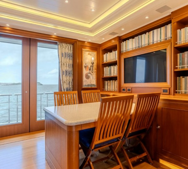 Office And Convertible Stateroom With Sea Views
