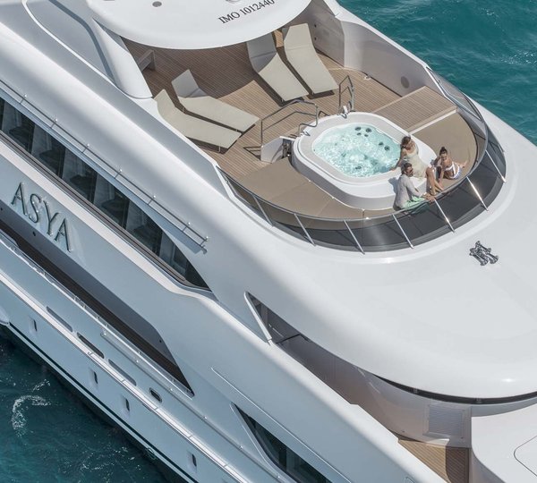 Relaxing Aboard Luxury Superyacht