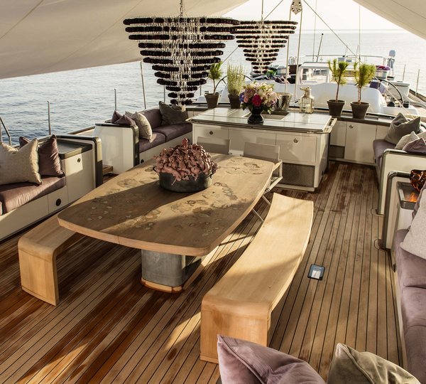 Sailing Yacht PINK GIN VI - Cockpit Lounge And Dining