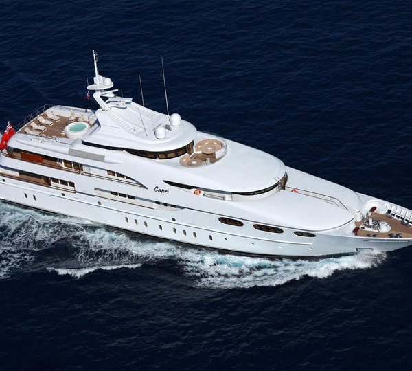 Yacht CAPRI By Lurssen - From The Air