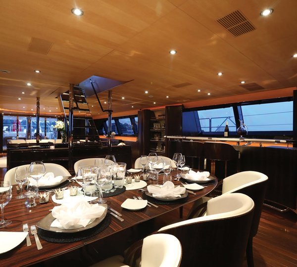 Yacht PARSIFAL III By Perini Navi - Dining