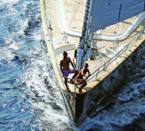 Yacht PARSIFAL III By Perini Navi - Sailing Bow Romance