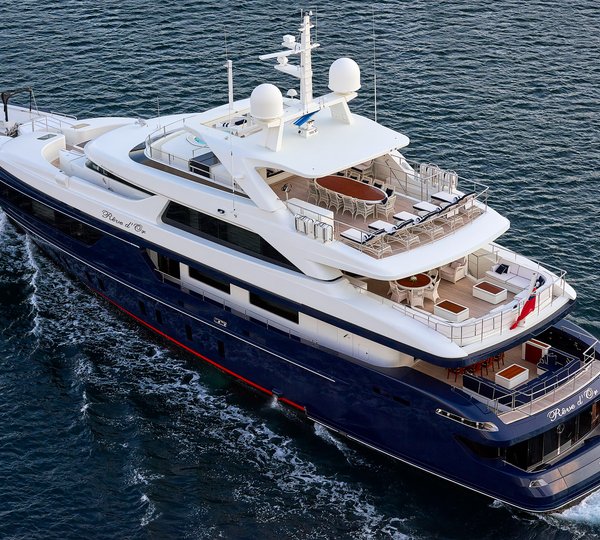 Yacht REVE D'OR By Sanlorenzo - Profile Of The Decks From Above  