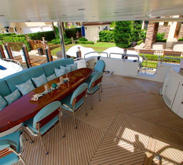 Alfresco Dining On Aft Deck