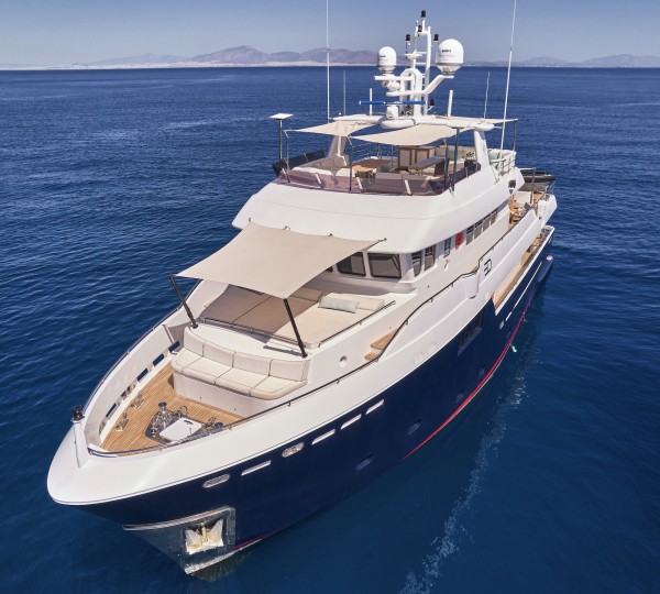 Bow Sunbathing Area With Awning