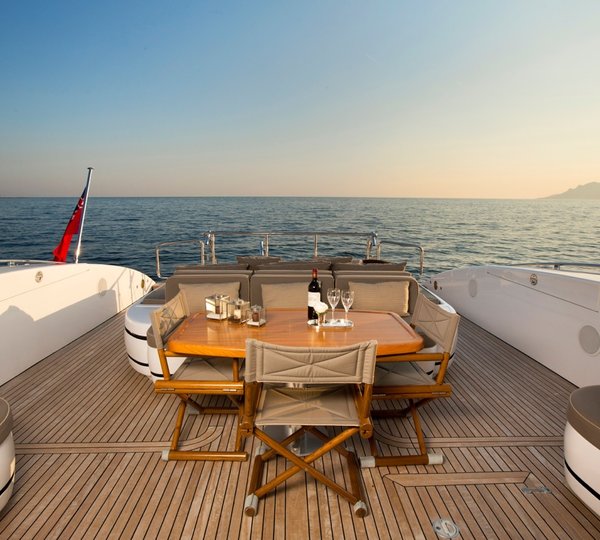 Dining On Aft Deck